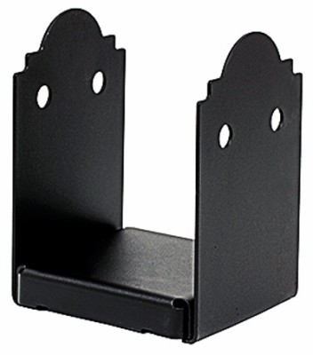 Outdoor Accents Post Base,ZMAX Coating,Galvanized Steel,Black,6x6-In. APB66 - Picture 1 of 1