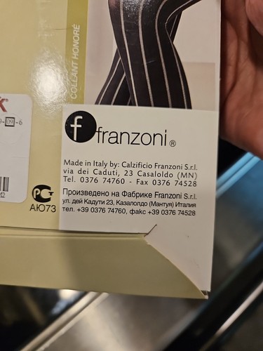 Medias FRANZONI Negras Lunares 60 HECHAS EN ITALIANO Talla M/L Nuevas  - Imagen 9 de 9