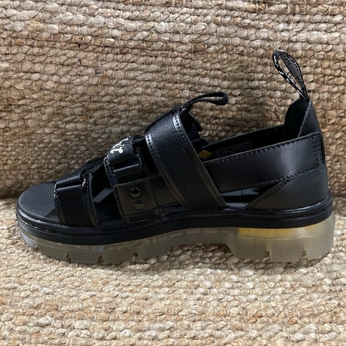 Dr. Martens Pearson Sandalen schwarz Riemen Leder Gurtband Schnalle Damengröße 7 " - Bild 5 von 17