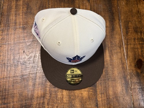Sombrero ajustado Toronto Marlies Off White marrón New Era 7 3/4 rosa UV Canadá 🇨🇦 - Imagen 7 de 20