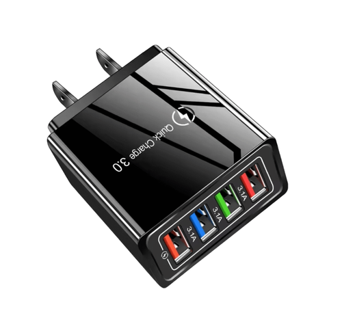 UK to US USB Plug Adapter USA America 4port USB Travel Charger Adaptor Japan - Picture 7 of 8