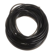 Round Belts 2.5mm Dia 32.8ft Length Smooth Surface PU Urethane Black