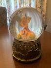 Vintage Tooth Fairy Light -up Glitter Snow Globe With Silver Plated Base
