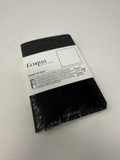 NEW Ecoqua Set of 4 Made In Italy Pocket Notebooks (Black, Blue, Grey, Purple)