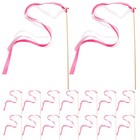 25 Pcs Dance Ribbons Wedding Floor Props Party Wands Fairy Sticks