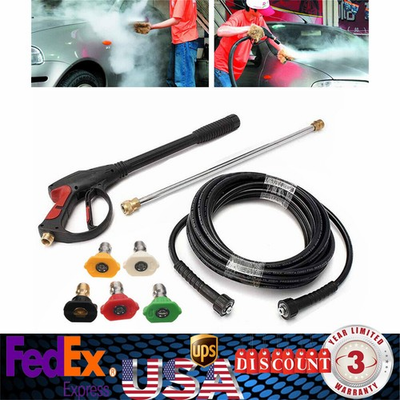 #ad For Craftsman High Pressure Power Washer Spray Gun Wand Hose Kit5 Tips New $28.89