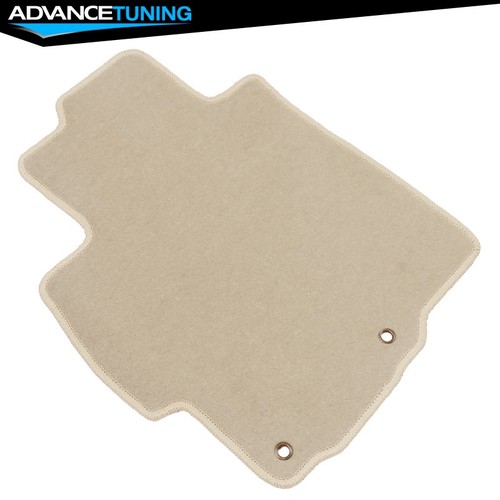 Se adapta a 08-17 Mitsubishi Lancer 4 piezas alfombrillas forro delantero trasero beige alfombra nailon - Imagen 5 de 10