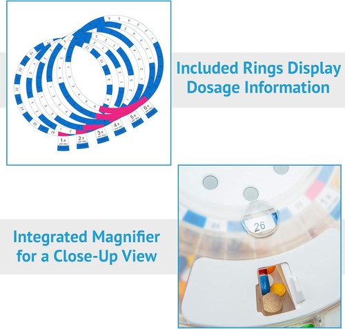Innovative Pill Organizer with Interchangeable Rings - Picture 8 of 11