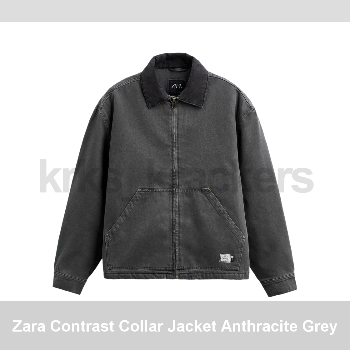 ジャケット・アウター CONSTANZIA YURASHKO / Jacket Zara Contrast Collar Jacket Anthracite Grey | eBay