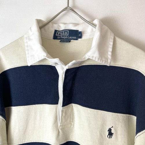 Daiki Tokunaga worn excellent condition Polo by Ralph Lauren rugby shirt striped - Picture 5 of 10