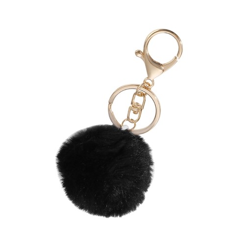 Lightweight Plush Ball Keyring Set Multicolor Options For Bags Backpacks Or Car - Picture 14 of 14