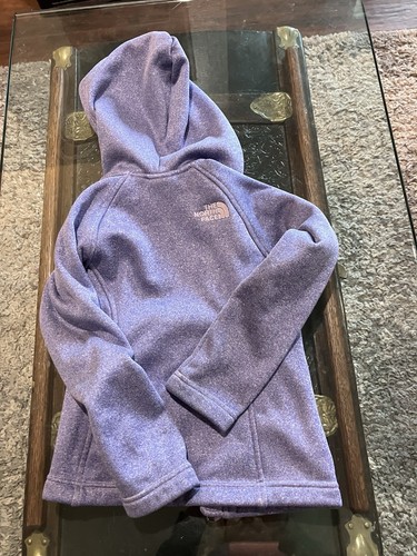 Girl’s The North Face Full Zip Jacket Size 5 Purple / Pink - Picture 8 of 9