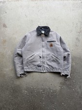Vintage Carhartt Detroit Jacket J64CMNT Blanket Lined Size Large
