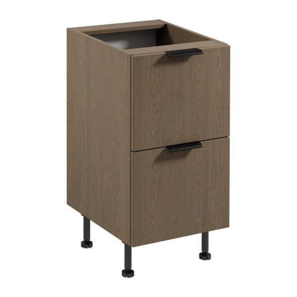 KüChenschrank Schubladenschrank Unterschrank Schrank 2 Schubladen Holz-image