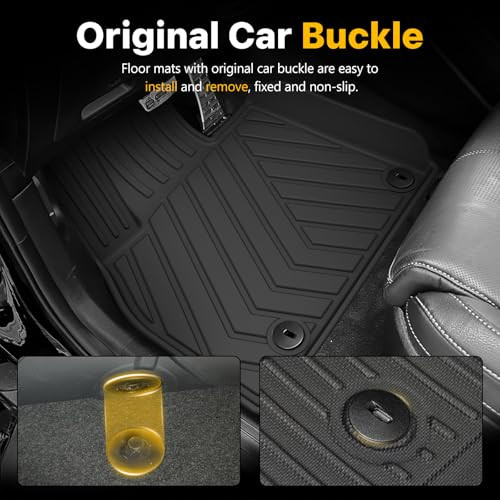 Floor Mats & Cargo Liner & Backrest Mat Fit for Kia Telluride 7/8 Seater 2020 - Picture 7 of 8