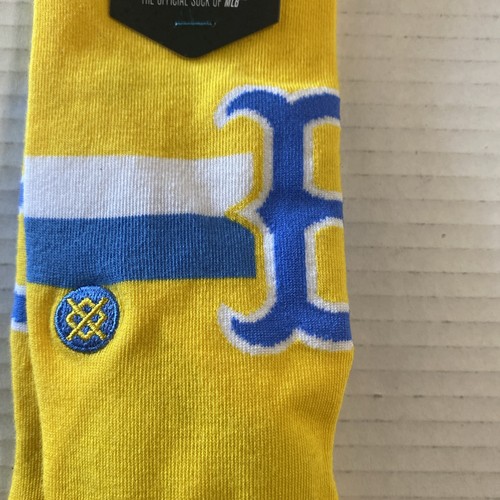 BOSTON RED SOX MLB STANCE City Connect Socks YL (Fits US Youth Shoe Sizes 3-5.5) - Picture 3 of 4