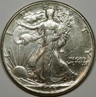 1945-P 50C Walking Liberty Half Dollar XF45 - Book Value $47