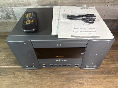 Memorex / MV6000 / Dual Deck Videorecorder / Fernbedienung & Handbuch enthalten - Bild 1 von 10