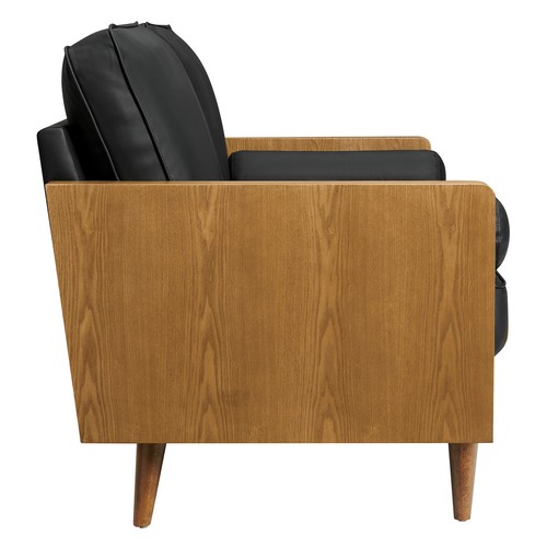 Kellan Loveseat in Walnut Black - Picture 6 of 9