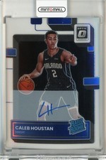 2022-23 Panini Donruss Optic Caleb Houstan Rated Rookies Signatures Auto 229