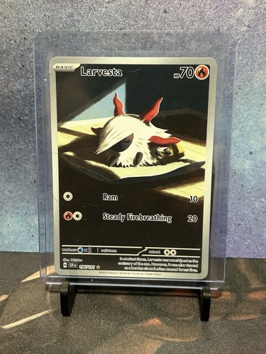Larvesta - 196/191 Surging Sparks Illusatrtion Rare Pokemon - NM