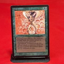 SIGNED 1994 Arabian Nights Drop of Honey ~ Vintage MTG/Magic
