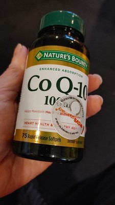 Nature's Bounty Co Q-10 100mg 75 Rapid Release Softgels SUPER FRESH Exp 06/2028