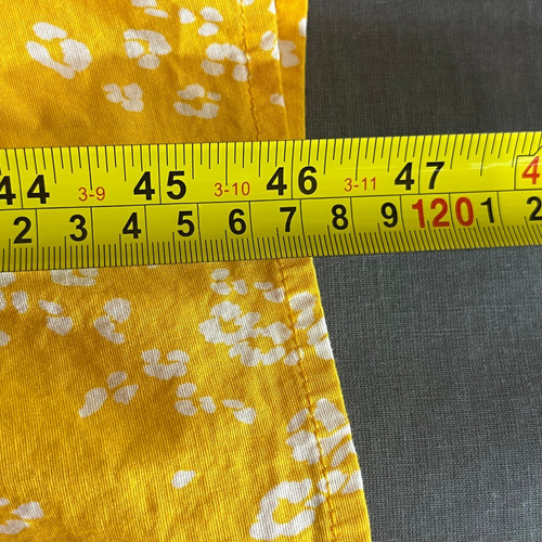 Torrid Sundress Womens Size 5X Yellow Poplin Floral Sleeveless Midi Smocked Boho - Picture 6 of 7