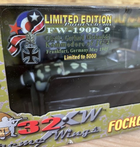 21st Century Toys FW-190D-9 Focke-Wulf Fighter Aircraft Michaelski Limited Editi - Picture 8 of 14