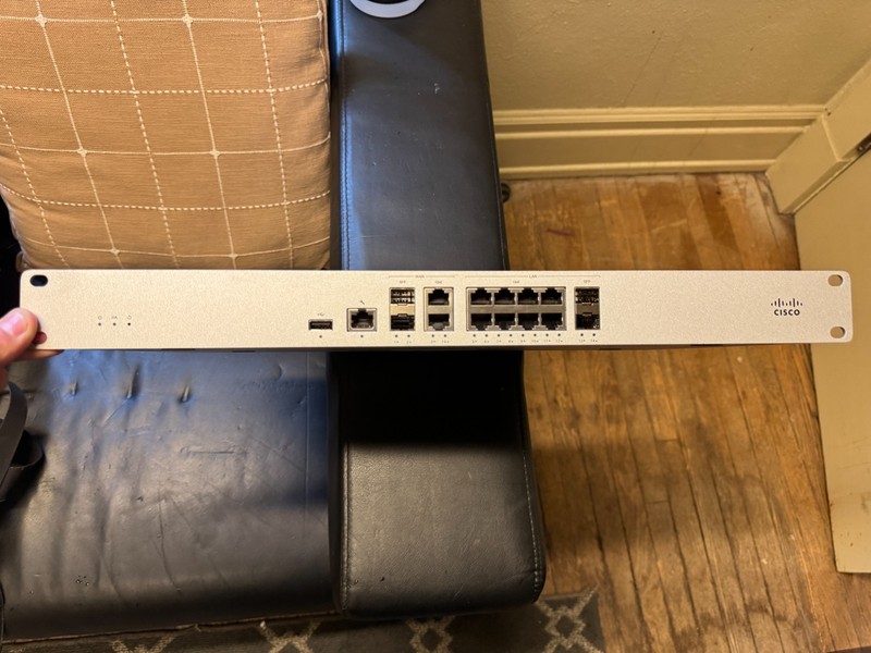 Cisco Meraki MX85-HW 1U Hardware Firewall