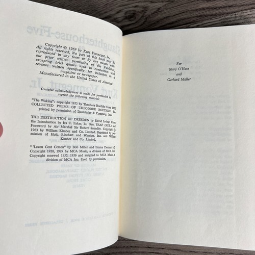 Kurt Vonnegut Jr 3x HC Set Delacorte – Slaughterhouse-Five, Sirens, Champions - Bild 10 von 13