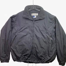 Columbia Jacket Mens Extra Large Tall Full Zip Fleece Outdoors Warm Coat