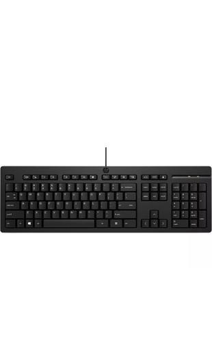 HP 125 Wired Keyboard US, Black