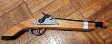 Vintage Parris Toy Wooden PIRATE PISTOL Flintlock Cap Gun Savannah, TN. Nice