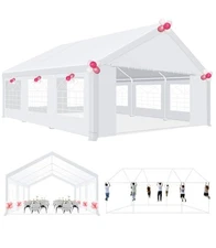 SANOPY 20x20ft Party Tent Heavy Duty Wedding Event Canopy Tents for Parties New