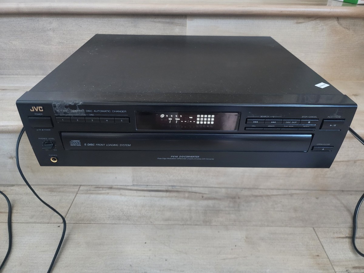 JVC Model Xl-f108bk 5 Disc CD Player Changer for sale online | eBay
