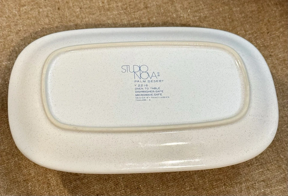 Studio Nova 棕榈沙漠覆盖黄油盘西南几何 90 年代抽象 — 第 4/4 张图片