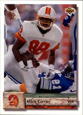 1992 Upper Deck Football Card #130 Mark Carrier WR
