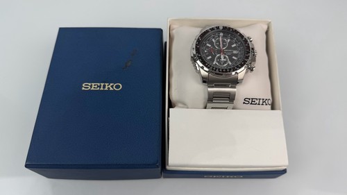NEAR MINT Seiko BIG Flight Master Chrono Alarm SNAD05 7T62-0JR0 - Bild 1 von 11