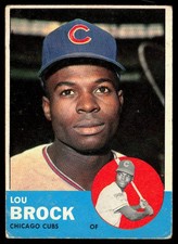 Lou Brock 1963 Topps #472