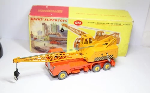 Dinky 972 20 Ton Lorry Mounted Crane Coles In Original Box - Good Vintage
