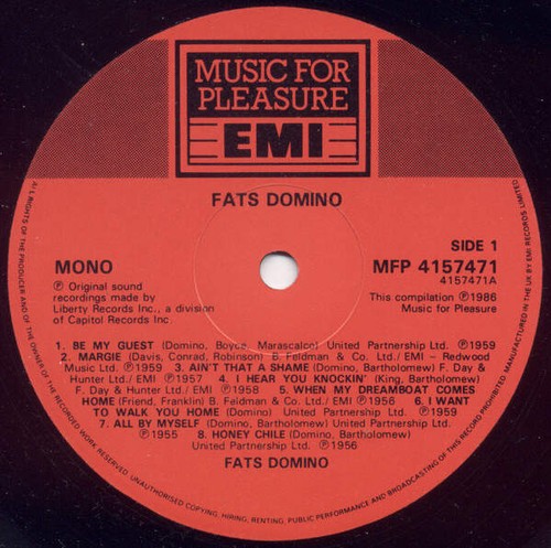 Fats Domino - 16 Great Tracks (VINYL) - Picture 3 of 8