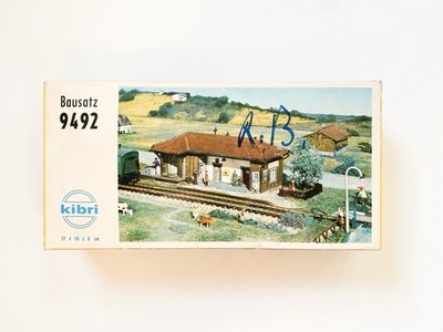 Kibri Bausatz #9492 Landbahnhof Wildenranna Building Kit COMPLETED - In Box