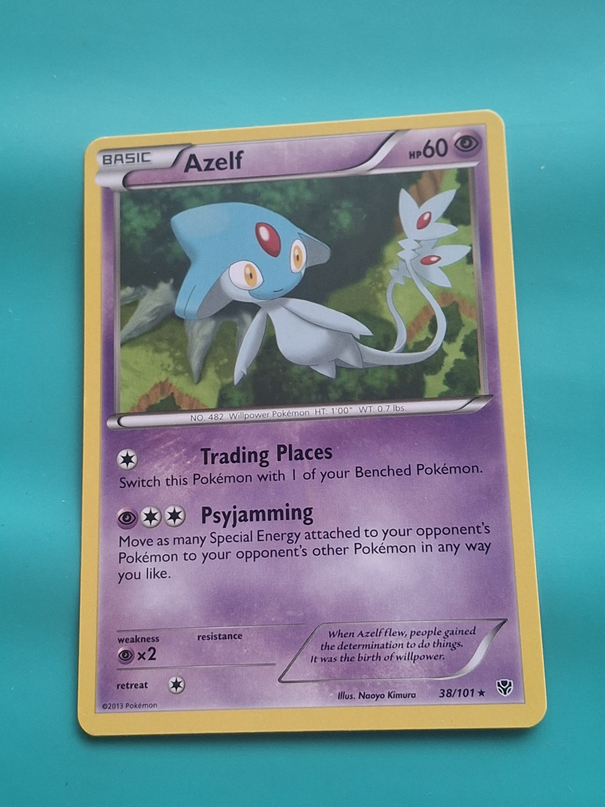 Pokemon - Azelf Plasma Blast Rare 38/101 LP