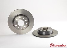 SKODA OCTAVIA 2004-2013 Rear Brembo Coated Brake Discs Pair