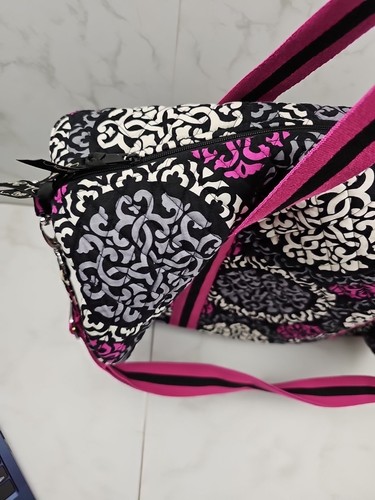 Vera Bradley Canterberry Magenta Irish Knot Large Weekender Duffel Bag - Picture 6 of 24
