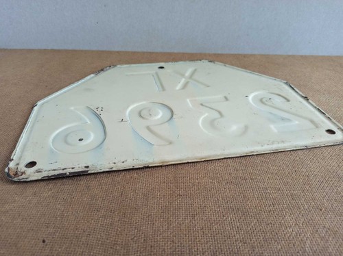 Vintage Car License Plate soviet car number for Tractor Trailer Ukraine 80s - Picture 3 of 8