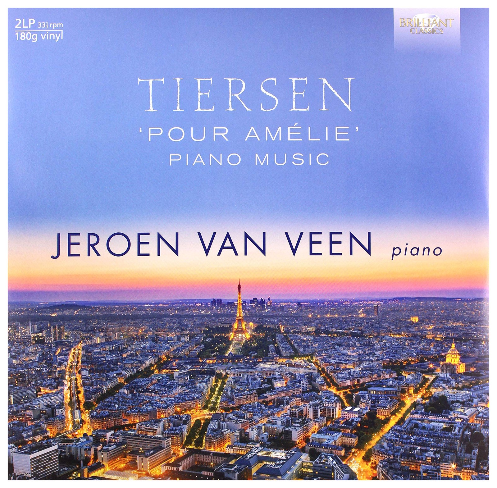 90007 Jeroen van Veen Tiersen: Piano Music Double LP Vinyl 90007 NEW