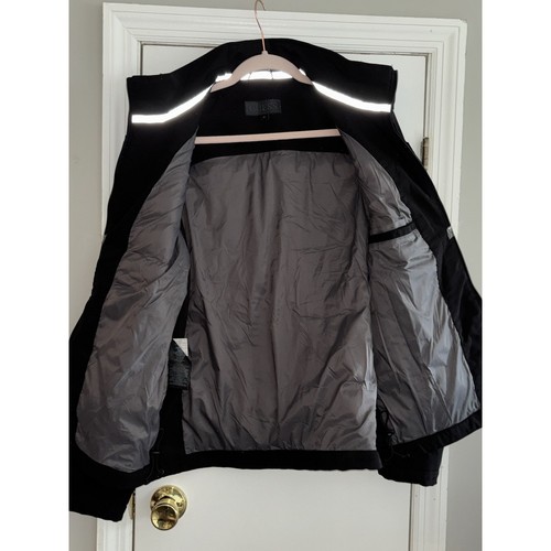 Guess Medium Jacket Full Zip Men Quilted Puffer Casual Black - Picture 7 of 10