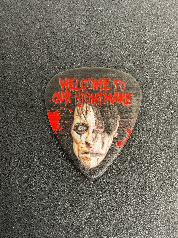 Ryan Roxie Alice Cooper/Angel Welcome To Our Nightmare Vegas 26 Tour Guitar Pick